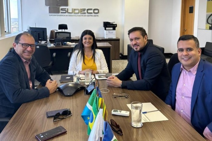 Em reunião na Sudeco, deputado Lucas de Lima busca apoio ao desenvolvimento da Capital
