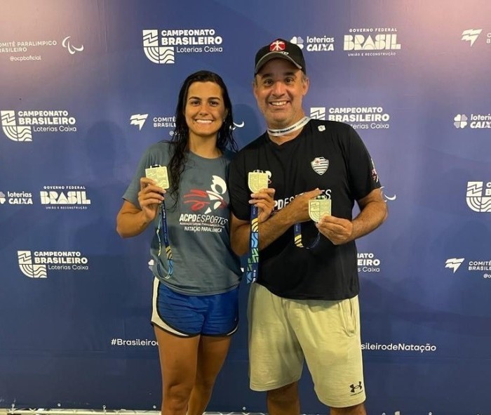 Espírito Santo conquista 25 medalhas no Campeonato Brasileiro de Natação Paralímpica