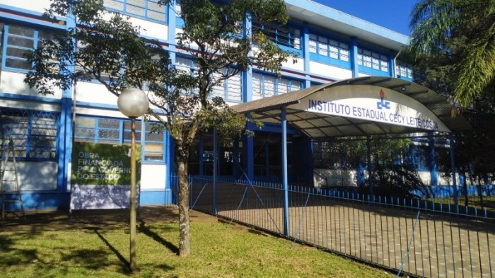 Fachada do Instituto Estadual Cecy Leite Costa -Foto: Ascom SOP