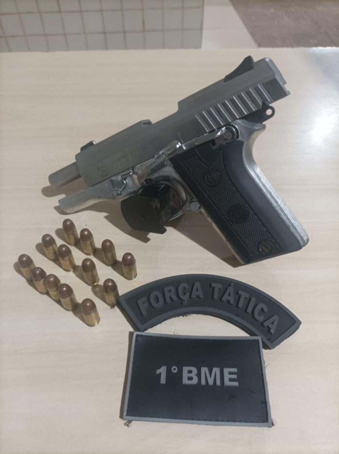 Em Marabá, PM prende homem suspeito de porte ilegal de arma