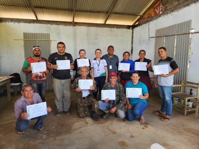 Em Autazes, Idam capacita produtores da comunidade Nova Jerusalém com o curso Boas Práticas Agrícolas na Cultura do Açaí
