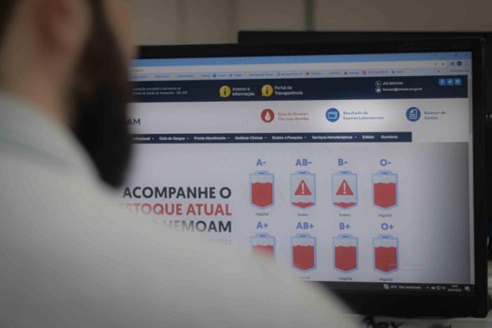 Pacientes do Hemoam já podem acessar de modo online o resultados de exames