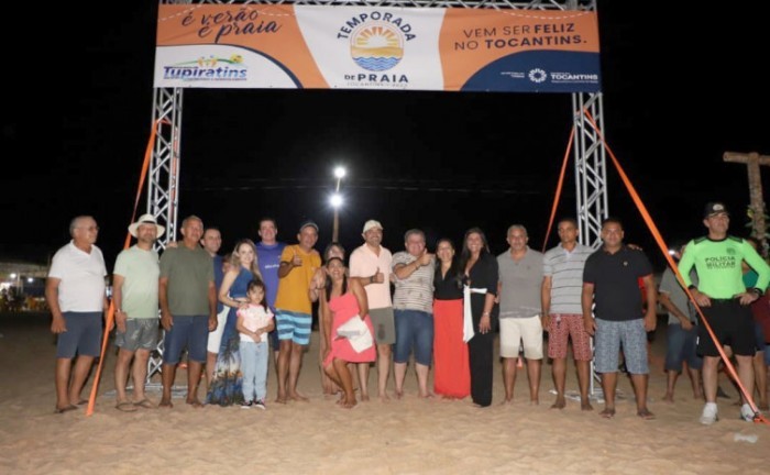 Praia da Raposa, localizada em Tupiratins, recebeu R$ 450 mil de investimentos do Governo do Tocantins - Foto: Loise Maria/Governo do Tocantins