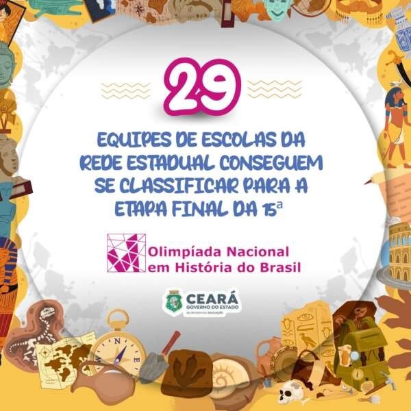 Ceará tem 29 equipes de escolas estaduais classificadas para a final da ONHB