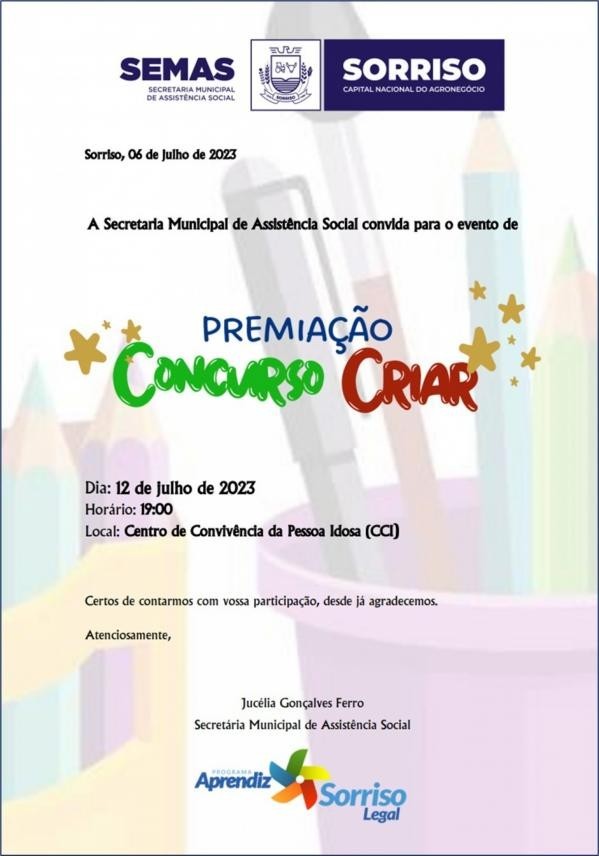 Foto: Reprodução/Prefeitura de Sorriso - MT