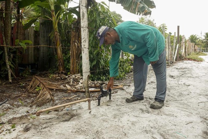 Famílias da comunidade Ebenézer ganham qualidade de vida com a implantação do sistema de abastecimento de água