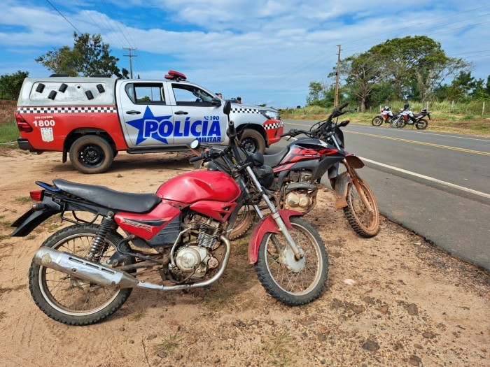 18°BPM apreende quatro motos com registro de roubo em Monte Alegre durante Operação Verão 2023