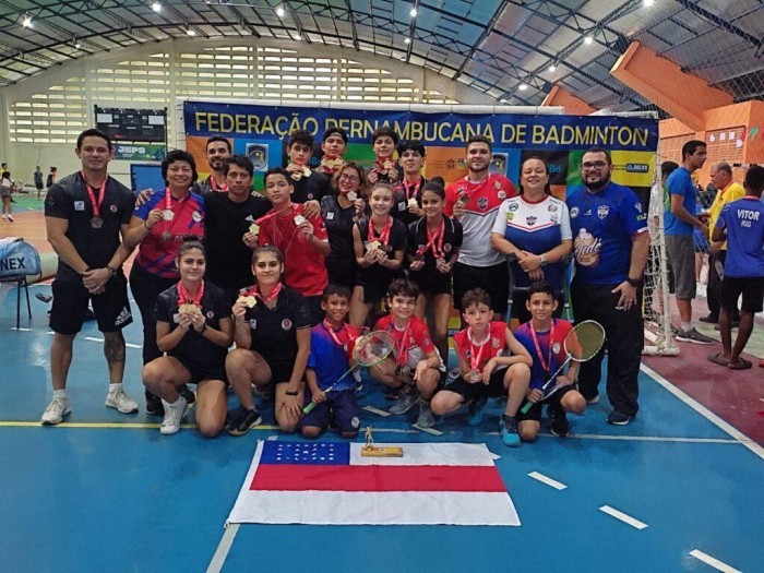 Delegação amazonense de badminton retorna do campeonato Norte e Nordeste com recorde de medalhas