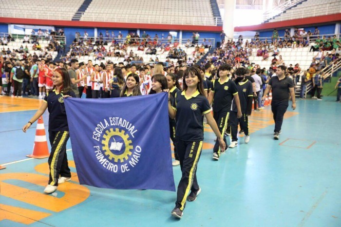 Mais de 7 mil alunos participam da abertura da 44ª edição dos Jogos Escolares do Amazonas