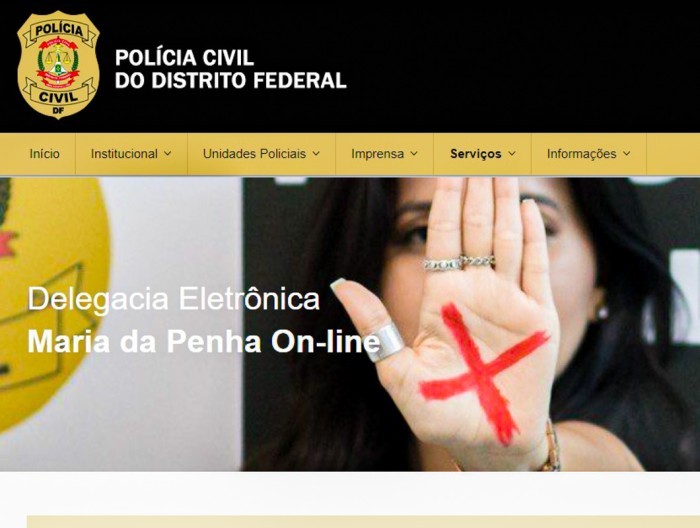 Lei institui campanha de divulgação do link Maria da Penha Online no Distrito Federal