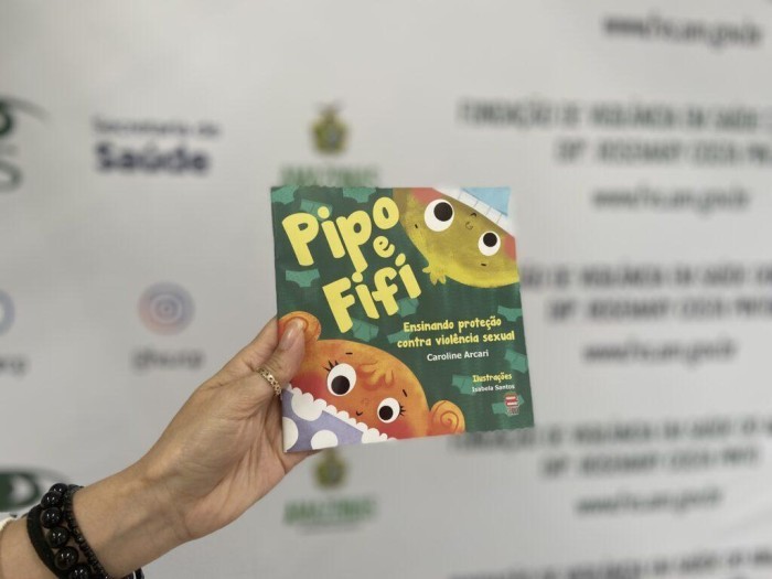 FVS-RCP recebe doação de 400 livros para combate e prevenção contra abuso sexual de crianças e adolescentes