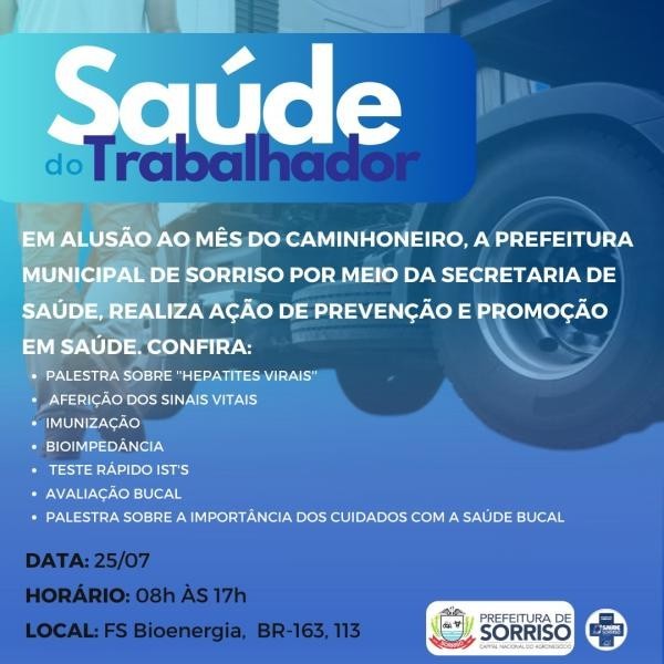 Foto: Reprodução/Prefeitura de Sorriso - MT