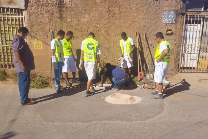 Reeducandos recuperam espaços públicos em 14 regiões do DF