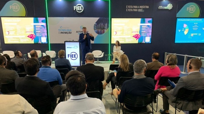 Em palestra, Polo destacou que a presença do governo em eventos desse porte evidencia o empenho em unir crescimento e inovação -Foto: Taís Teixeira/Ascom Sedec