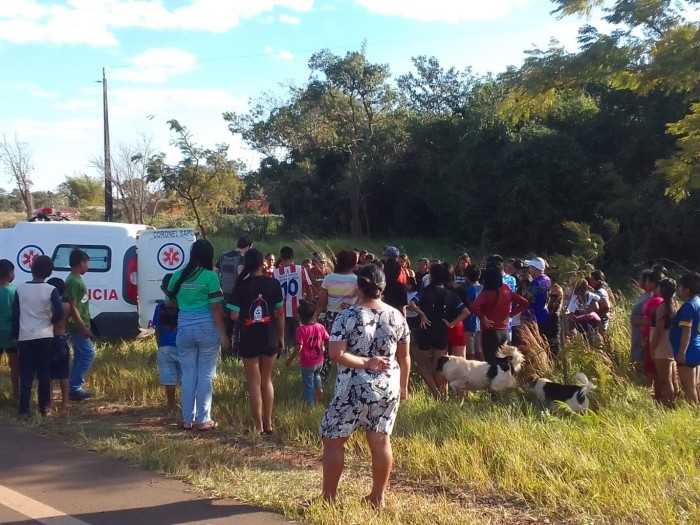 Policia Civil evita morte de ciclista atropelado em Coronel Sapucaia