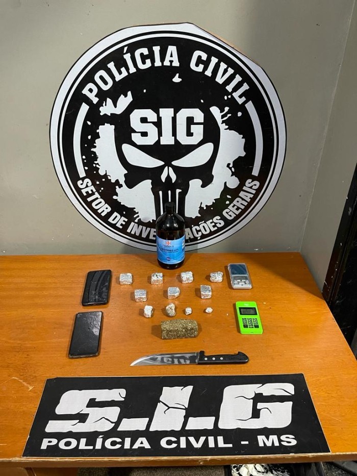 Polícia Civil Prende Acusado de tráfico de Drogas