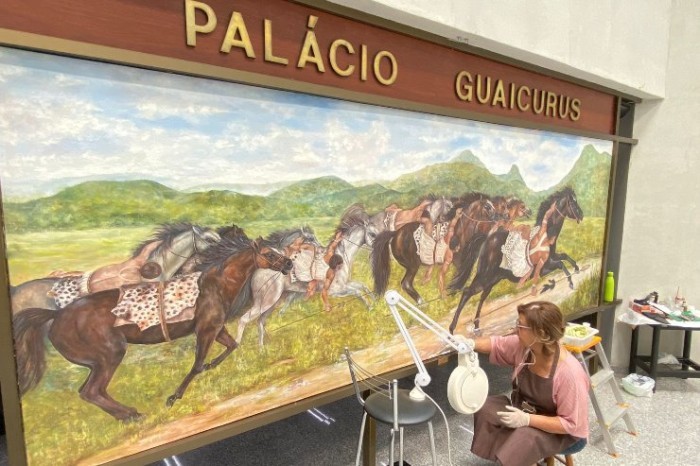 Guaicurus da ALEMS passam por restauração e celebram história de MS