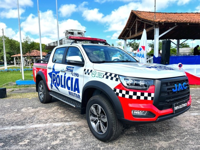 Novas viaturas 100% elétricas da PMPA