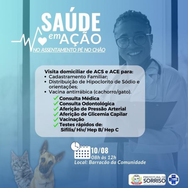 Foto: Reprodução/Prefeitura de Sorriso - MT