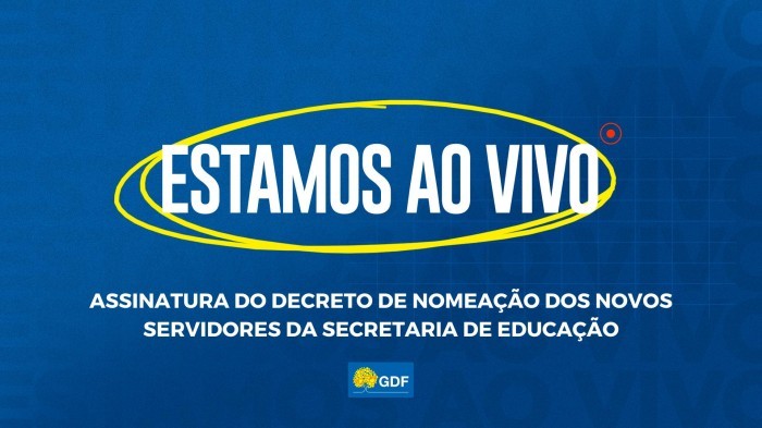 Assista à assinatura de decreto de nomeação de novos servidores da Educação