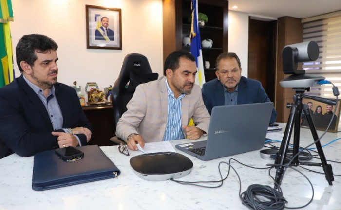 Governador Wanderlei Barbosa assegura em reunião com o ministro Rui Costa investimento de R$ 493 milhões para rodovia que liga Paranã até a divisa de Goiás 