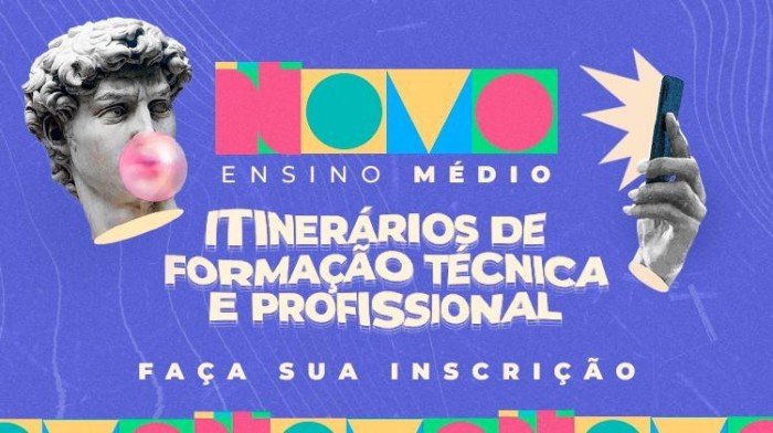 Abertas as inscrições para o Itinerário de Formação Técnica e Profissional