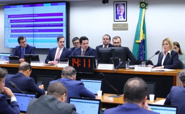 Reunião da CPI sobre a empresa Americanas - (Foto: Vinicius Loures/Câmara dos Deputados)