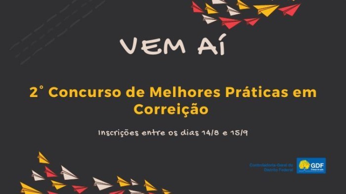 Concurso para órgãos dedicados em melhorar regularidade no serviço público