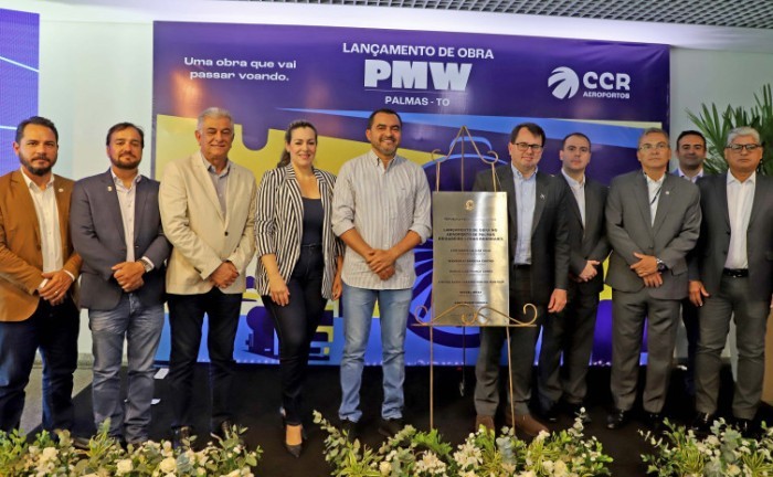 Governador Wanderlei Barbosa prestigia cerimônia de lançamento da ampliação e da modernização do Aeroporto Internacional de Palmas