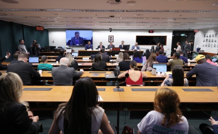 Segundo participantes, apenas uma minoria dos manifestantes participou de atos de vandalismo - (Foto: Myke Sena / Câmara dos Deputados)