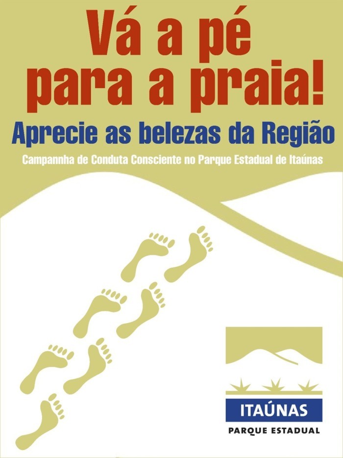 ‘Vá a pé para a praia’: campanha é lançada na Vila de Itaúnas