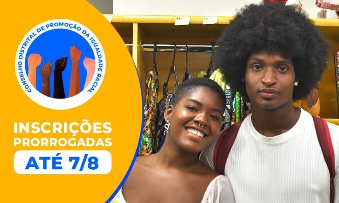 Inscrições para Conselho da Igualdade Racial vão até esta segunda (7)