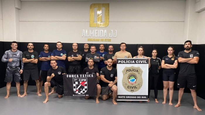 Polícia Civil participa de Curso de Imobilizações Táticas ministrado na Academia de Jiu Jitsu Almeida JJ em Bataguassu.
