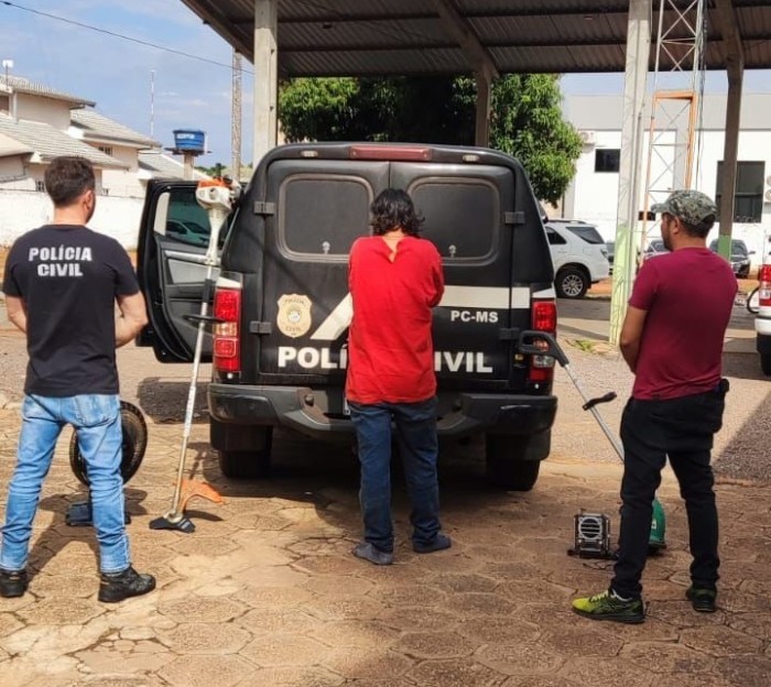 Polícia Civil identifica autores de furto e prende em flagrante autor de receptação em Iguatemi