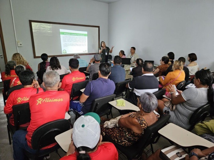 Idam destaca produção sustentável e alimentos orgânicos em capacitações na VII Feira de Agronegócios da Nilton Lins