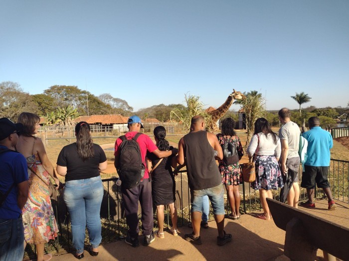 Pacientes de Planaltina visitam o Zoo em ação de saúde mental