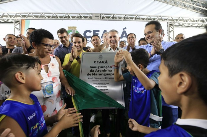Esporte, lazer e saúde à comunidade: Governo do Ceara inaugura Areninha em Maranguape
