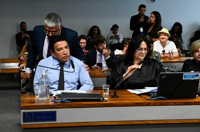 Magno Malta é autor e Damares Alves, relatora do projeto - Foto: Roque de Sá/Agência Senado