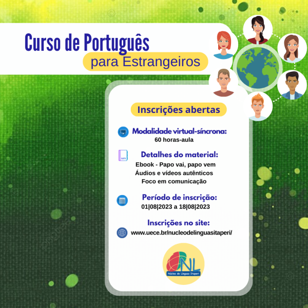 Curso de Português para Estrangeiros recebe inscrições até sexta-feira (18)
