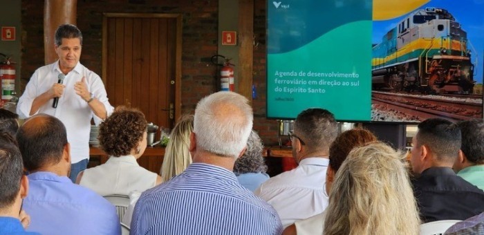 Nova ferrovia Santa Leopoldina x Anchieta é apresentada ao movimento empresarial do sul capixaba