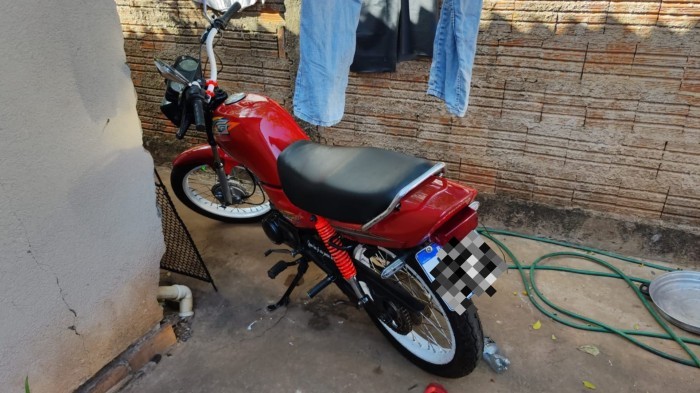 Polícia Civil apreende motocicleta adulterada e com placa falsa em Campo Grande