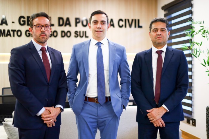 Delegados da Polícia Federal visitam a Polícia Civil de Mato Grosso do Sul para fortalecer a integração no combate ao crime organizado