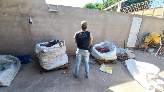Polícia Civil realiza Operação Fullmetal e apreende duas toneladas de produtos com indícios de origem criminosa em Corumbá