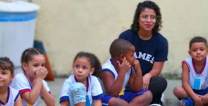 Projeto de iniciação científica da Fames leva aprendizado musical para crianças no Centro de Vitória