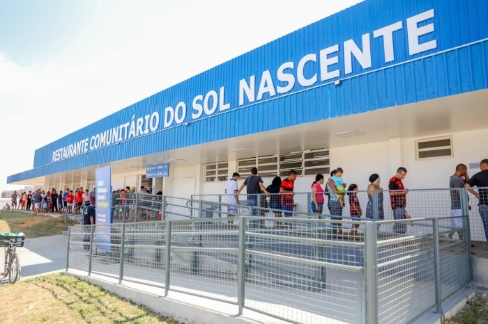 Restaurante Comunitário do Sol Nascente serve 20 mil refeições em sete dias