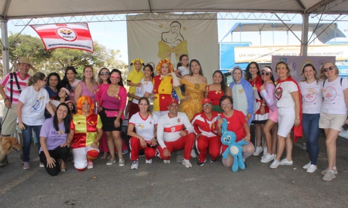 Parque da Cidade tem ação de sensibilização sobre aleitamento materno