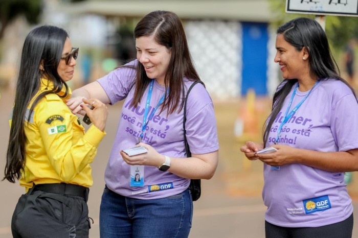 GDF leva ações do Agosto Lilás ao Parque da Cidade