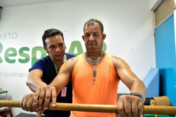 Paciente vence sequelas da trombose com tratamento no RespirAR