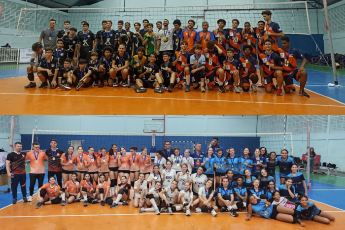 Escola São Domingos e CTVJM conquistam os títulos da Copa ES Sub-15 de Vôlei