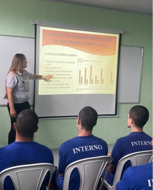 Unidade prisional realiza ação em referência ao Agosto Lilás